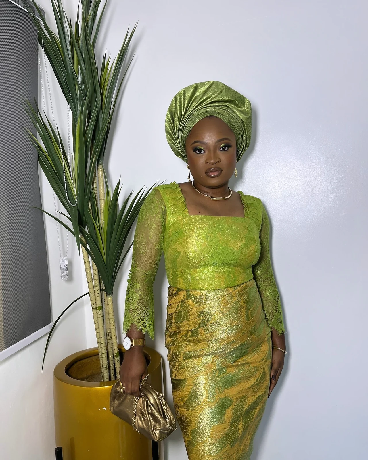 Lime Client Gown