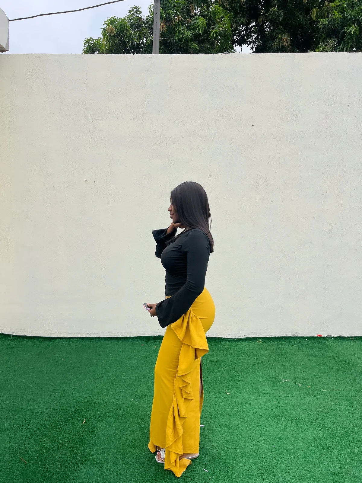 Ruffle Statement Skirt