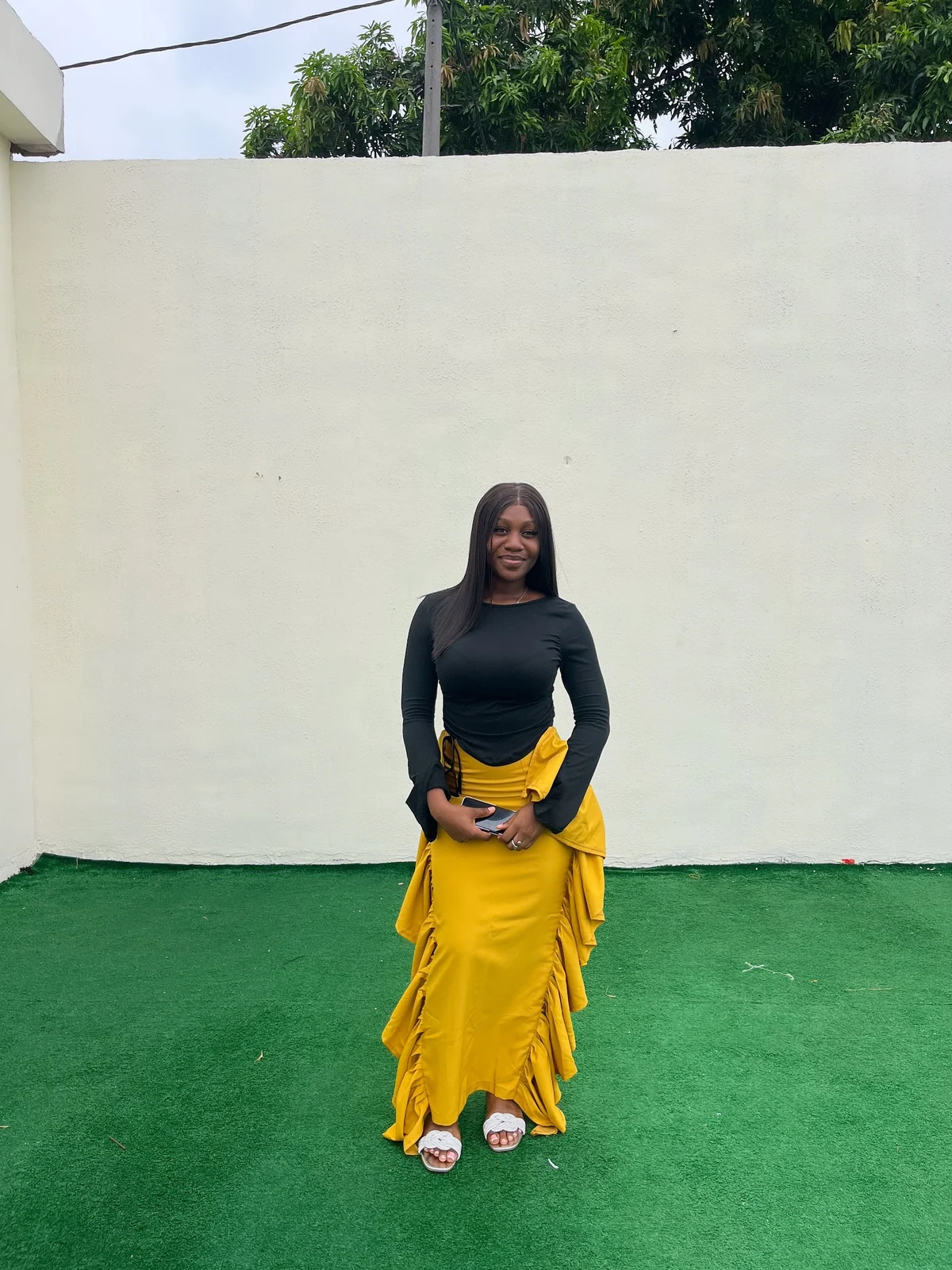 Ruffle Statement Skirt